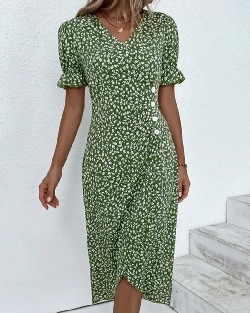 GISELLE - VESTIDO CRUADO FLORAL