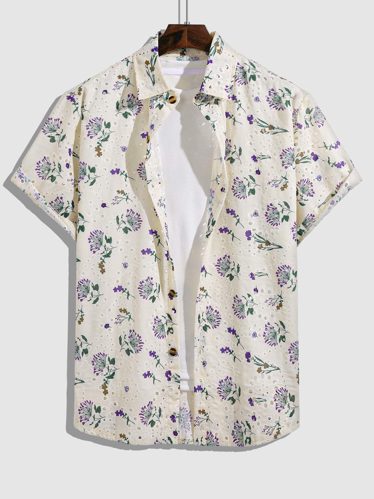 MORENO - CAMISA FLORAL CALADA