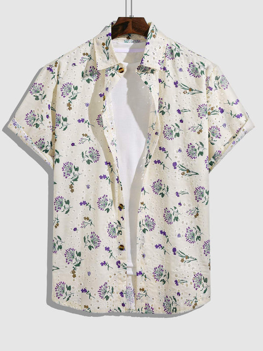 MORENO - CAMISA FLORAL CALADA