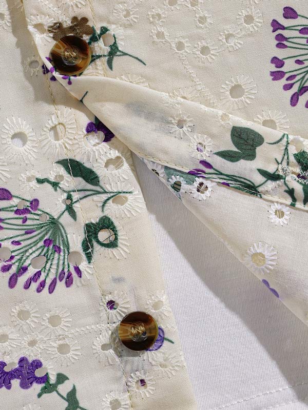 MORENO - CAMISA FLORAL CALADA