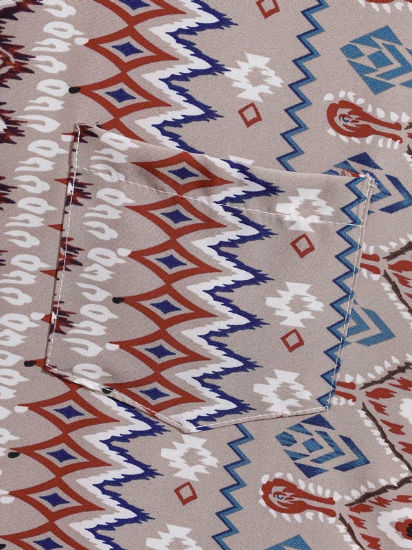 MAYA - CAMISA ESTAMPADA ÉTNICA