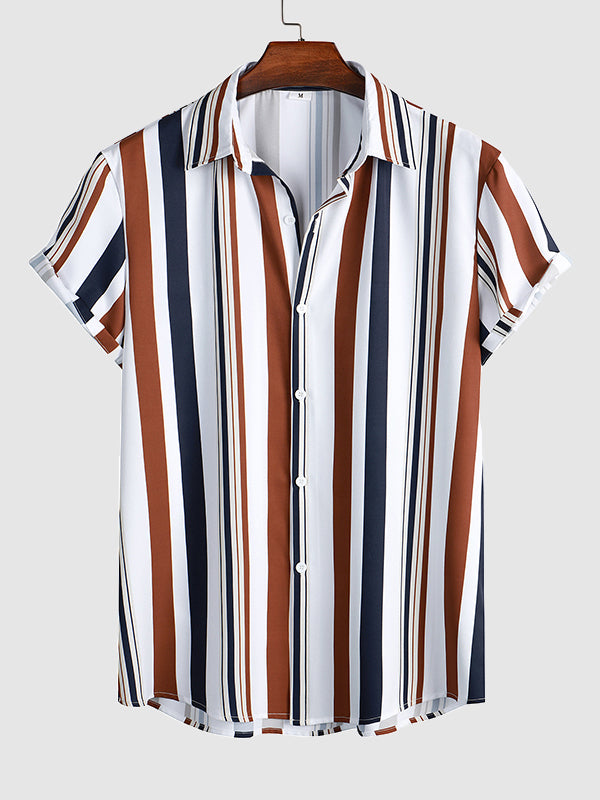 NAMBIA - CAMISA DE RAYAS MULTICOLOR