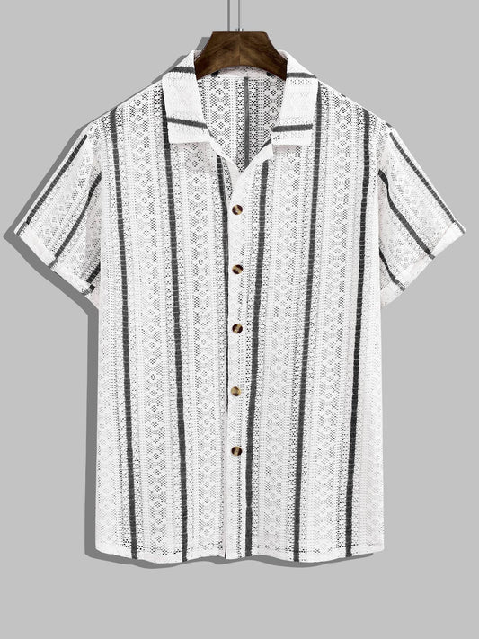 DAN - CAMISA CALADA DE RALLAS