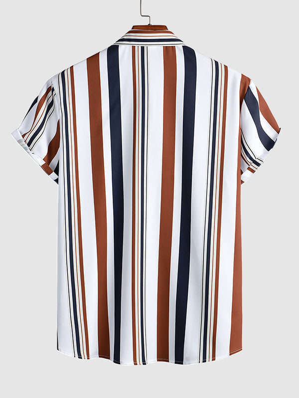 NAMBIA - CAMISA DE RAYAS MULTICOLOR