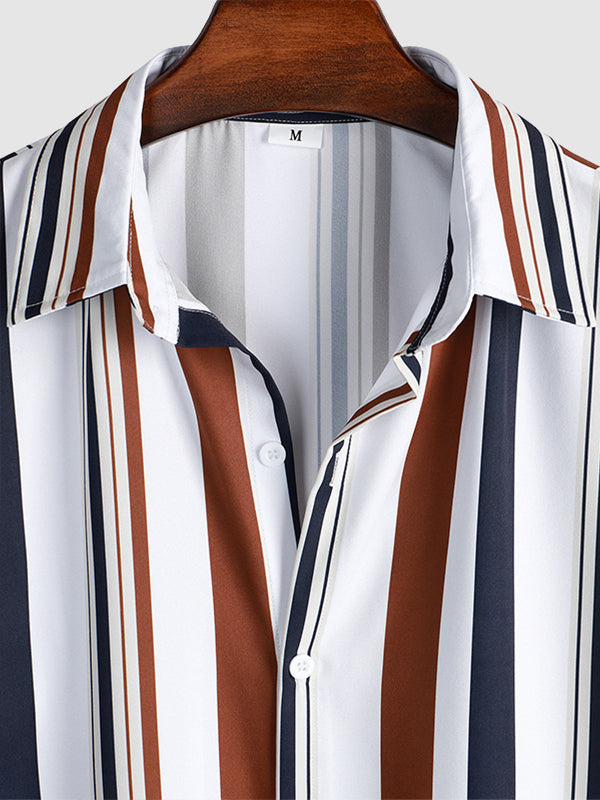 NAMBIA - CAMISA DE RAYAS MULTICOLOR