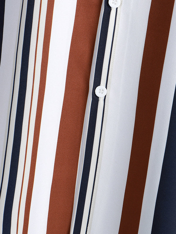 NAMBIA - CAMISA DE RAYAS MULTICOLOR