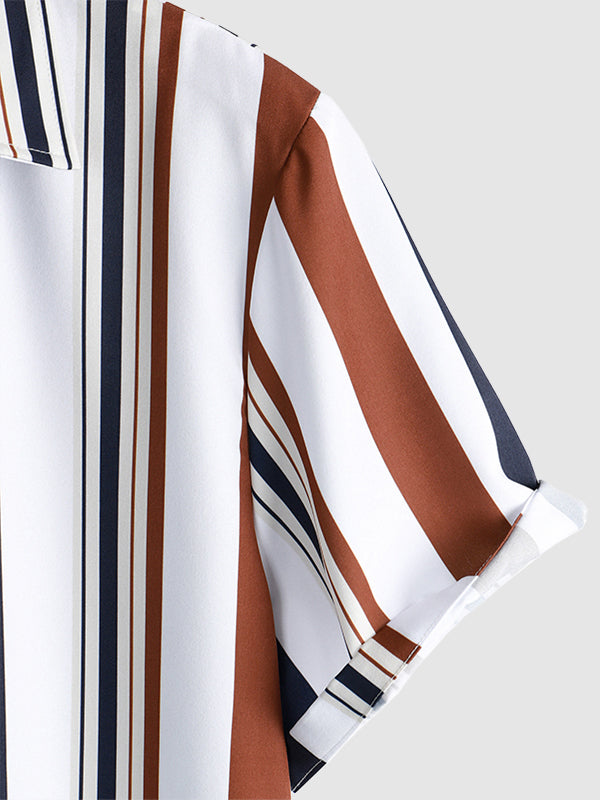 NAMBIA - CAMISA DE RAYAS MULTICOLOR