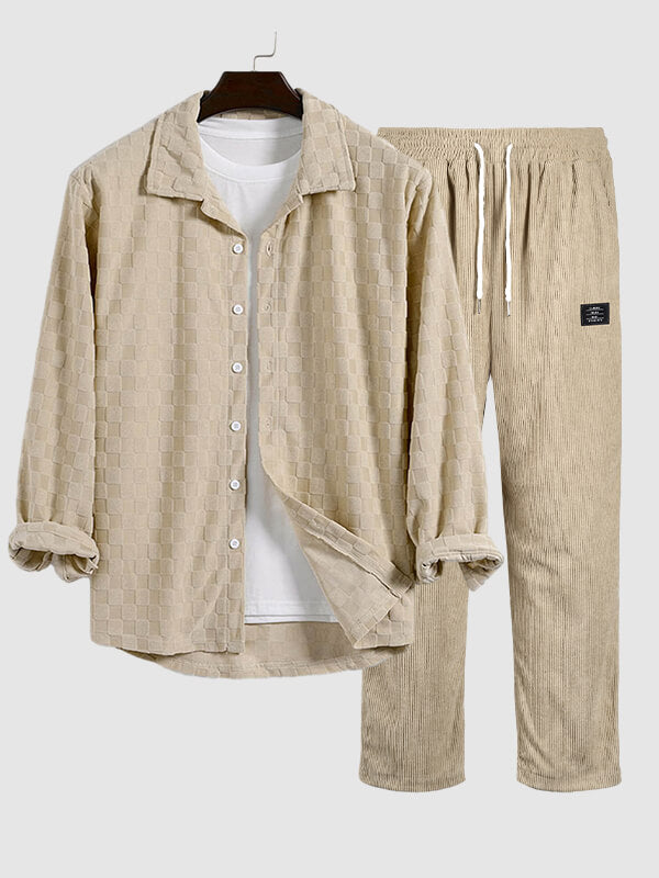 MARCIANO - MODERN LONG SLEEVE AND LONG PANTS SET
