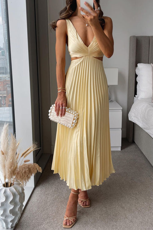 THALIA - VESTIDO PLISADO ELEGANTE