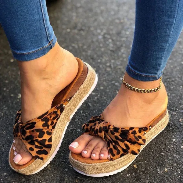 VILMA - SANDALIAS STYLE CON PLATAFORMA LEOPARDO