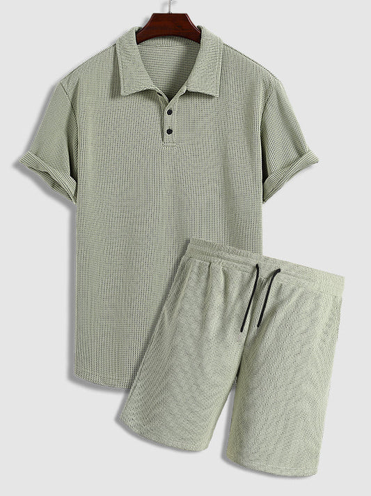 RICCHI - CONJUNTO CON POLO Y PANTALONES CORTOS