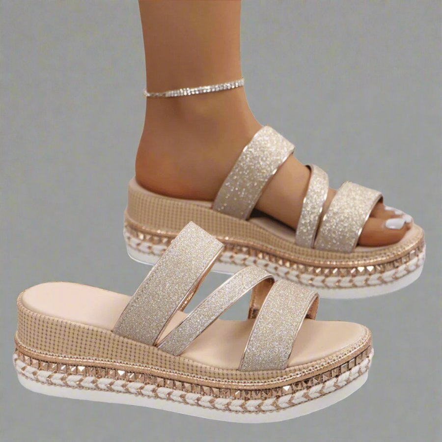 GINEVRA - SOPHISTICATED SANDALS WITH PLATFORM