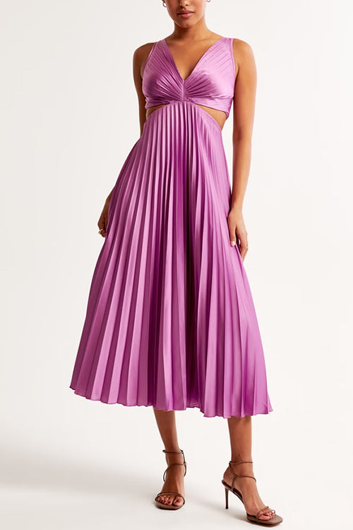 THALIA - VESTIDO PLISADO ELEGANTE