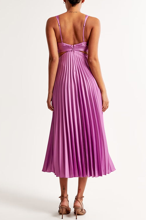 THALIA - VESTIDO PLISADO ELEGANTE