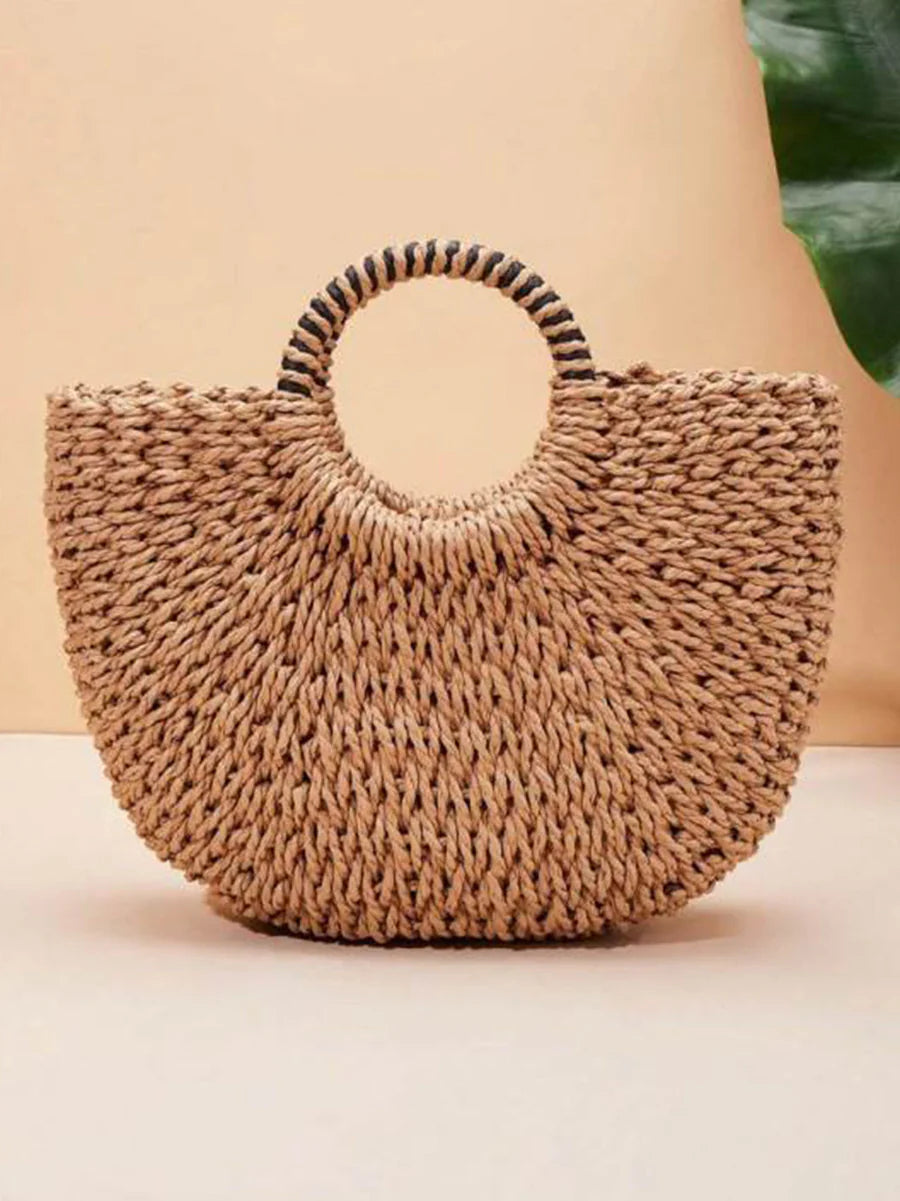 BOLSO CAPAZO CON CONCHAS - ESTILO BOHO CHIC
