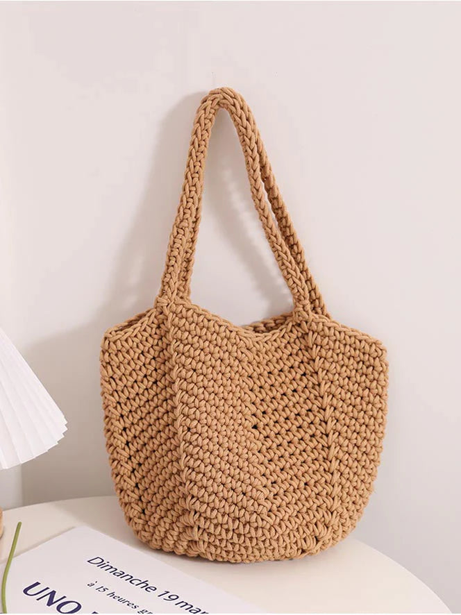 BOLSO TRENZADO DE ALGODÓN