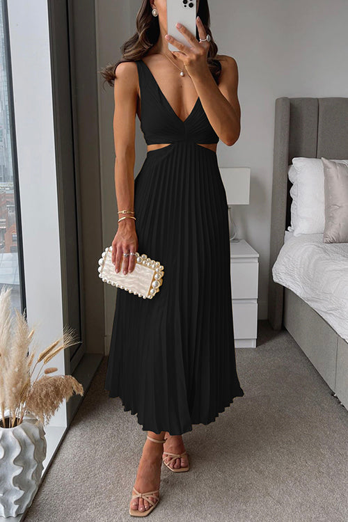 THALIA - VESTIDO PLISADO ELEGANTE