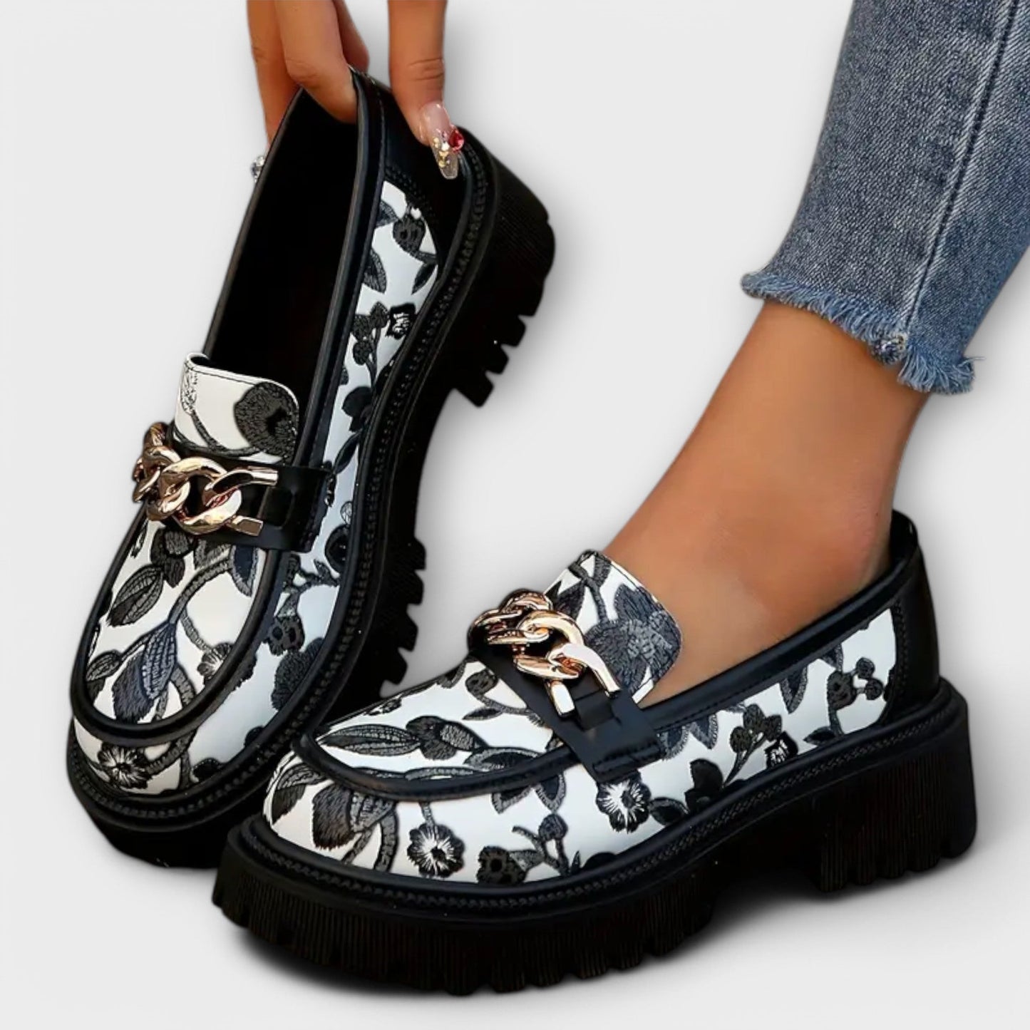 ELECTRA - MOCASINES RETRO ELEGANTES