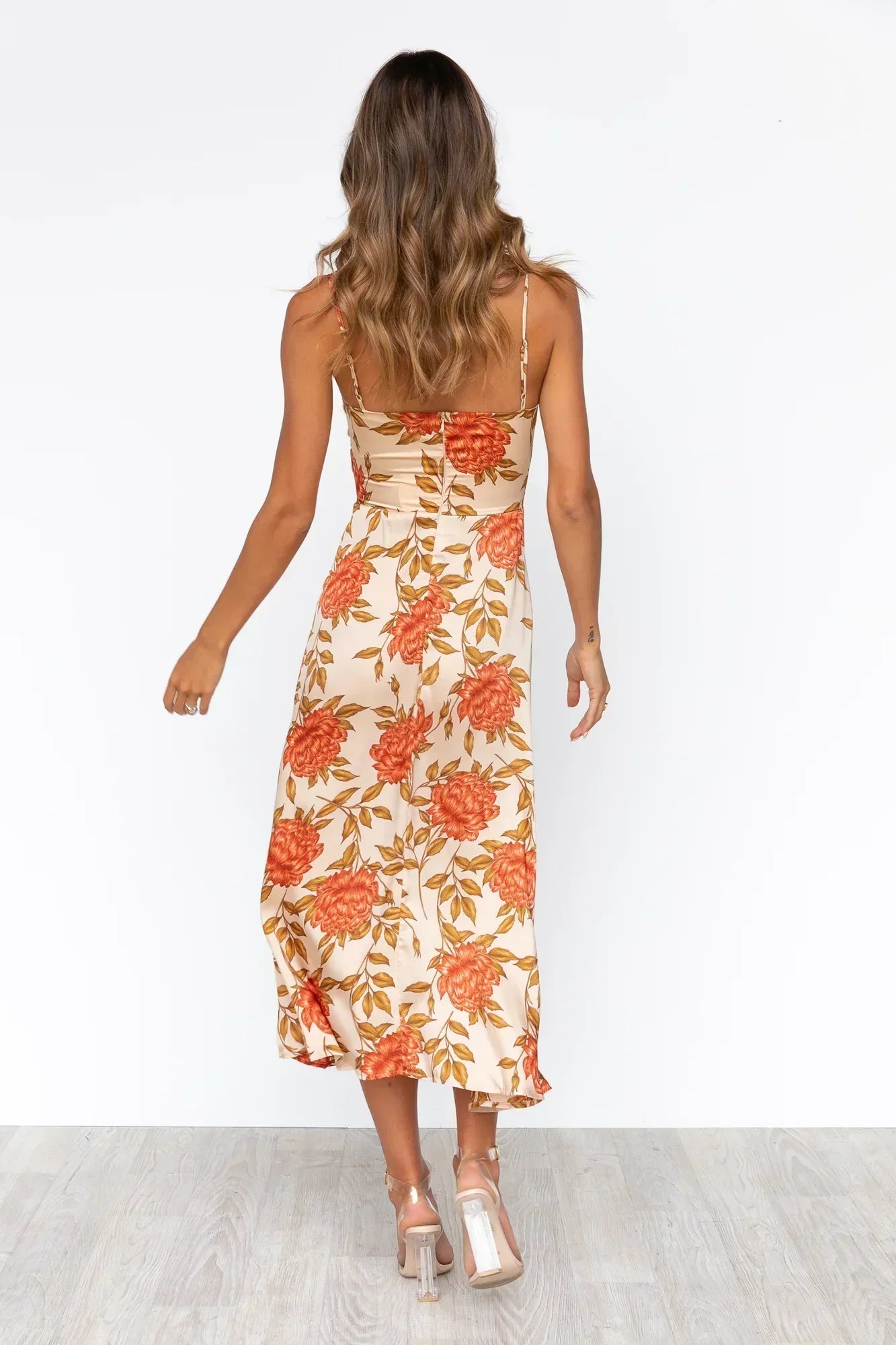 BELICE | VESTIDO ROMÁNTICO MIDI FLORAL