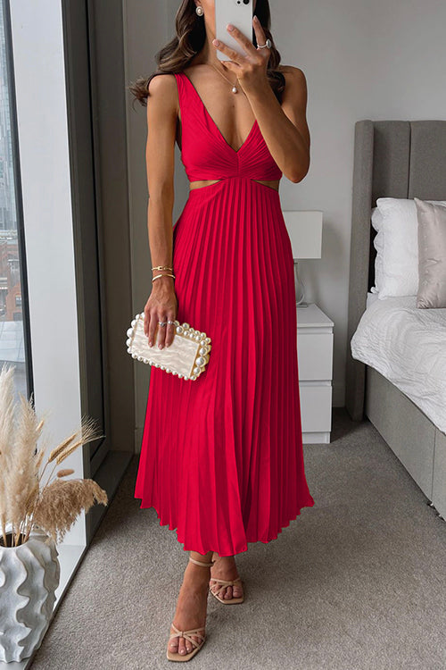 THALIA - VESTIDO PLISADO ELEGANTE