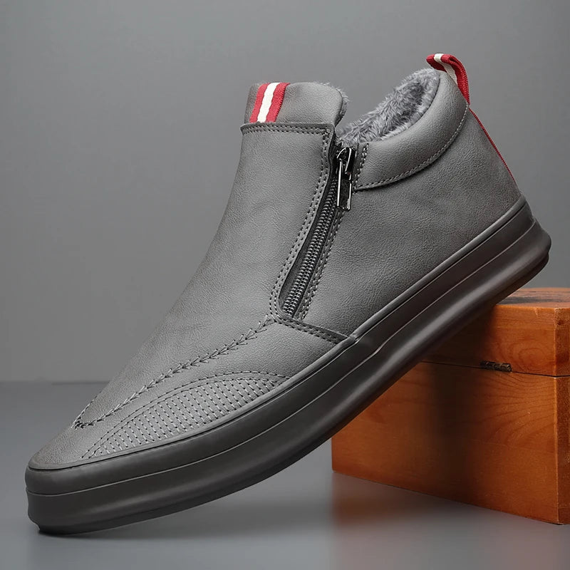 ANTON - LEATHER SHOES WITH WARM LINING