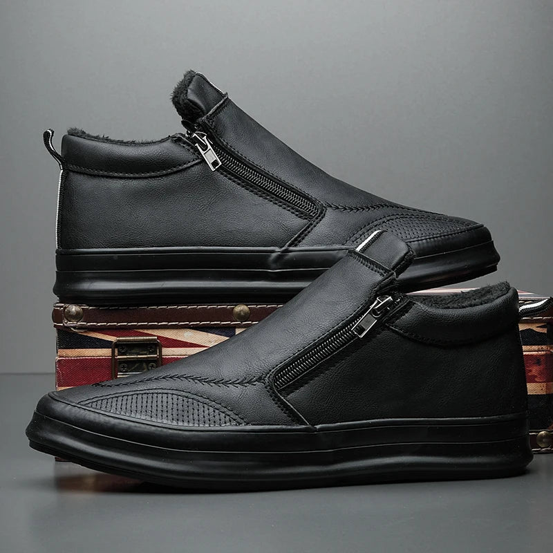 ANTON - LEATHER SHOES WITH WARM LINING