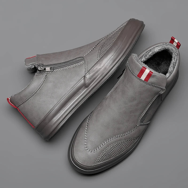 ANTON - LEATHER SHOES WITH WARM LINING