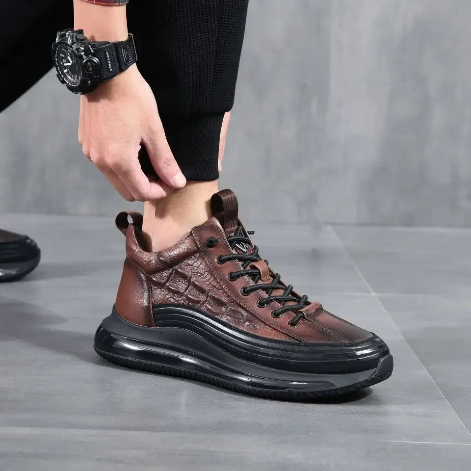 GIANLUCA- ZAPATOS DE CUERO HECHOS A MANO
