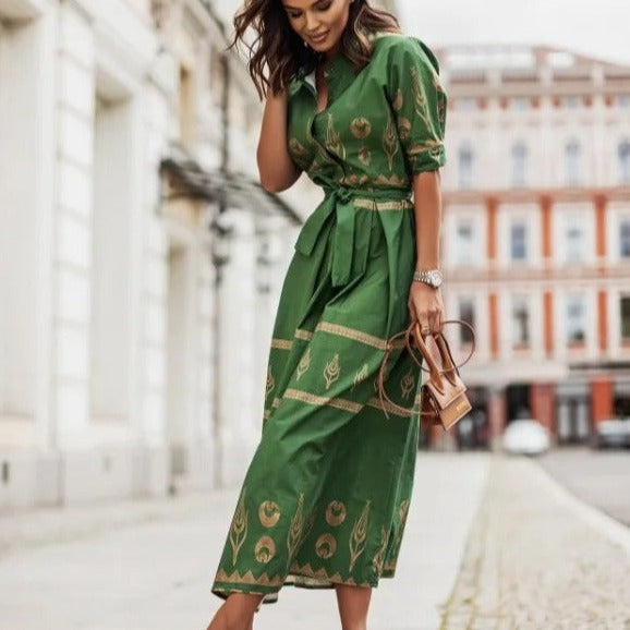 ROME - ULTIMA DRESS WITH UNIQUE PRINT