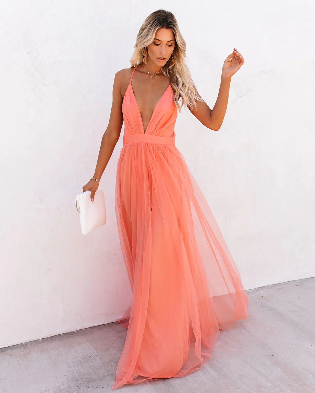 VESTIDO ETERNA APRICOT