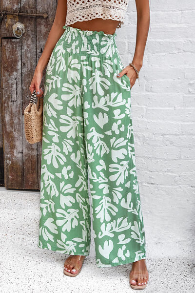 NADIA - WIDE PANTS WITH PRINTING