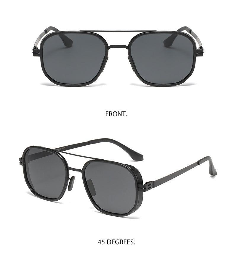 Metal polarized UV protection sunglasses