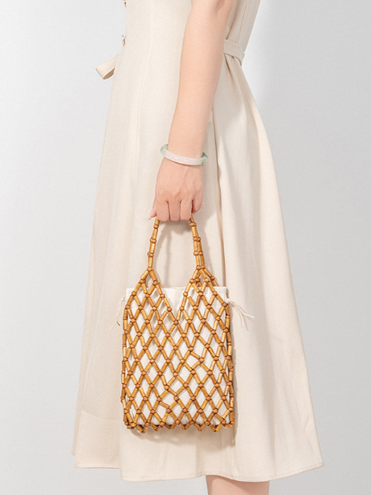 SILVANA - BOLSO DE MADERA VERANIEGO EDICIÓN LIMITADA