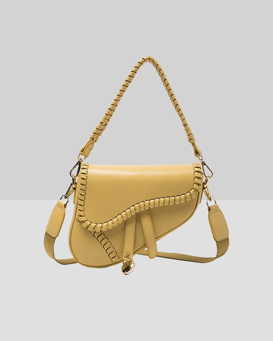 Bolso Bandolera "Dune" – Diseño Moderno con Detalle Trenzado