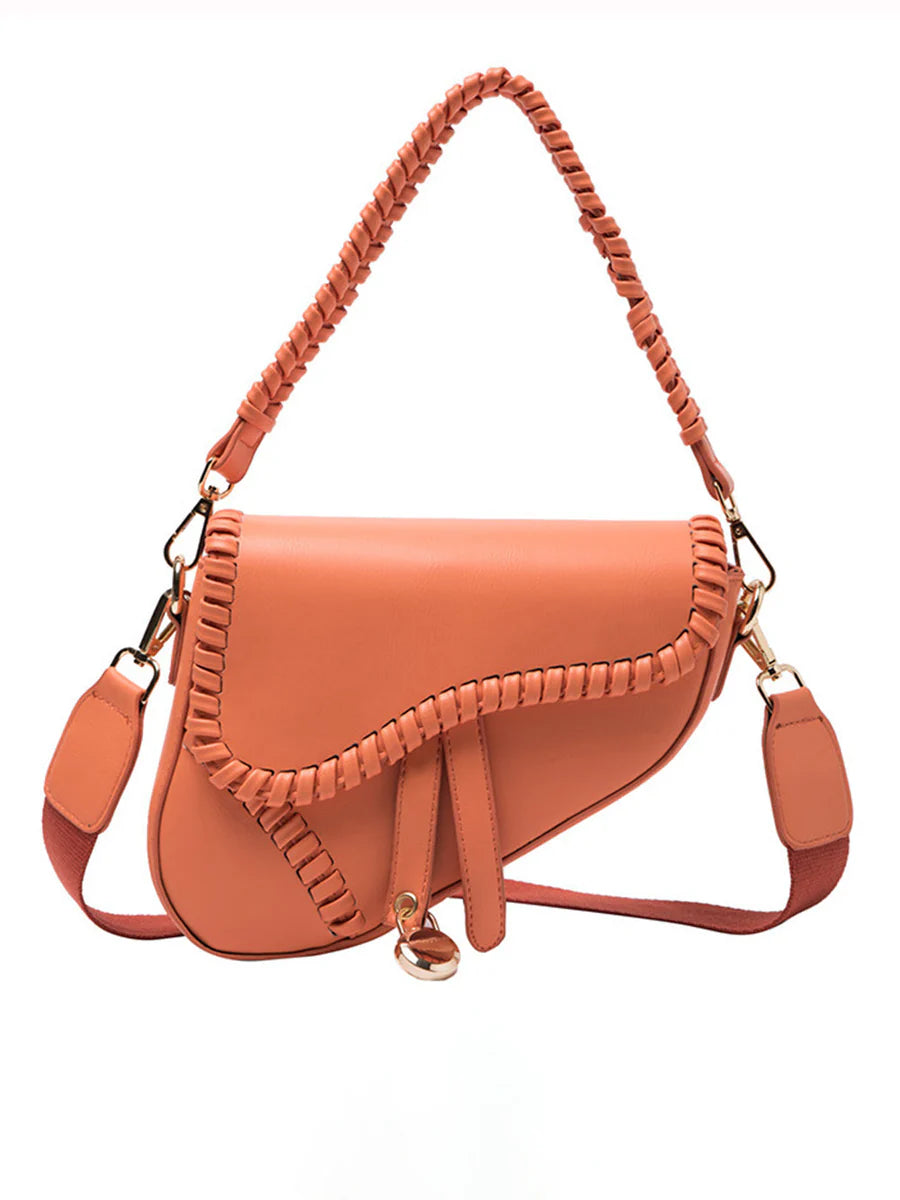 Bolso Bandolera "Dune" – Diseño Moderno con Detalle Trenzado
