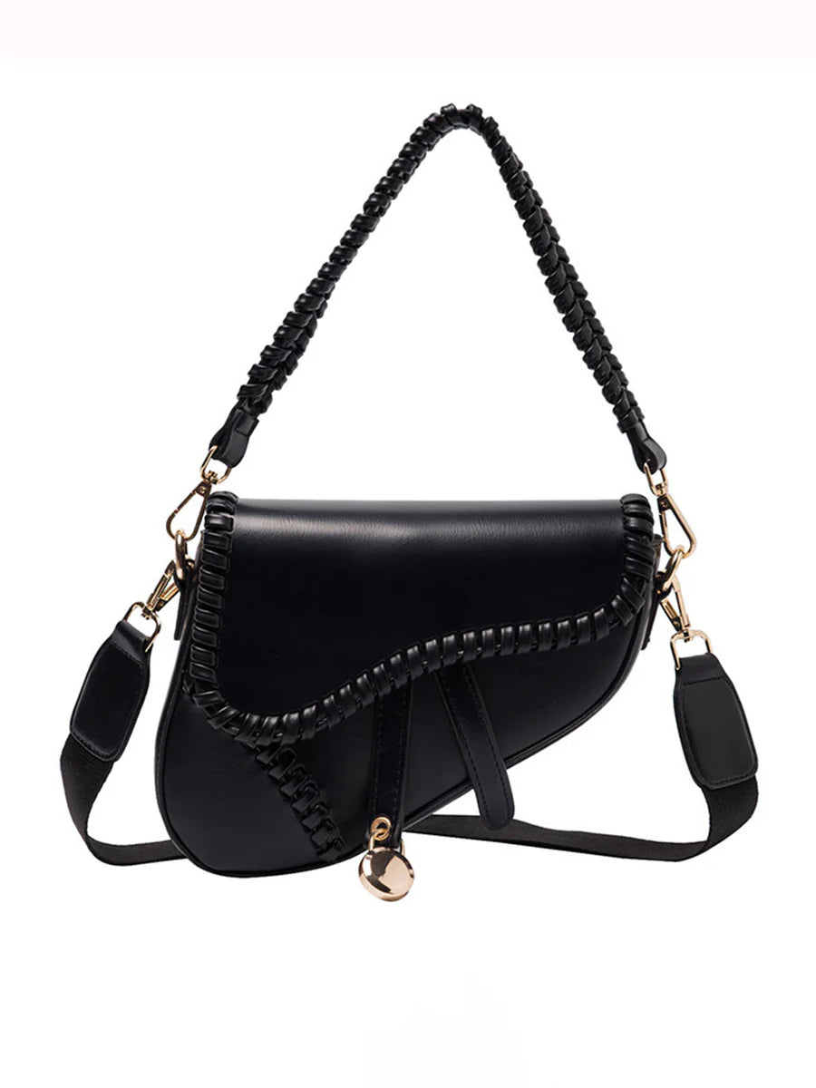 Bolso Bandolera "Dune" – Diseño Moderno con Detalle Trenzado