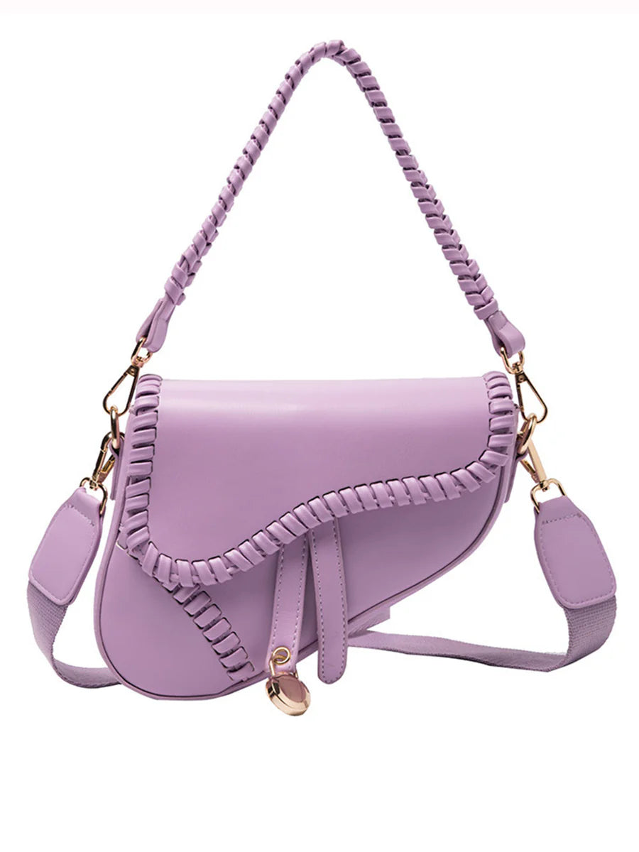 Bolso Bandolera "Dune" – Diseño Moderno con Detalle Trenzado