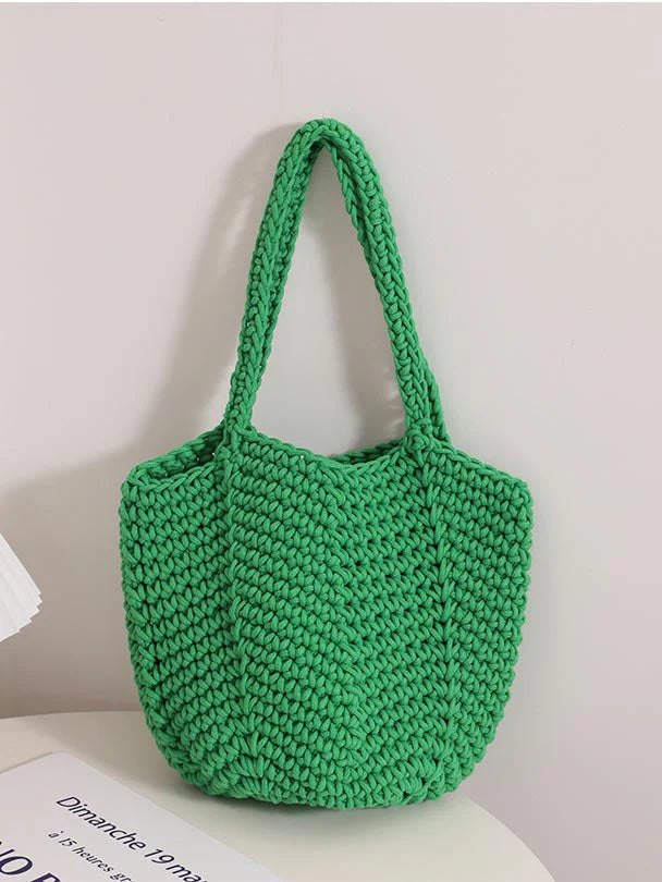 BOLSO TRENZADO DE ALGODÓN