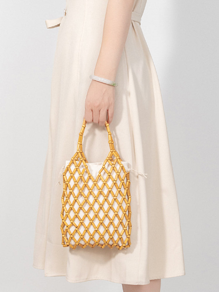 SILVANA - BOLSO DE MADERA VERANIEGO EDICIÓN LIMITADA