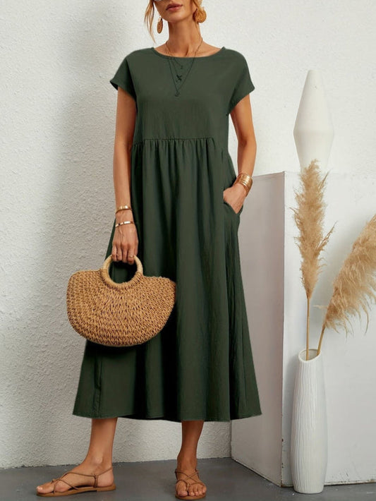 ENRIQUETA - VESTIDO MIDI CASUAL