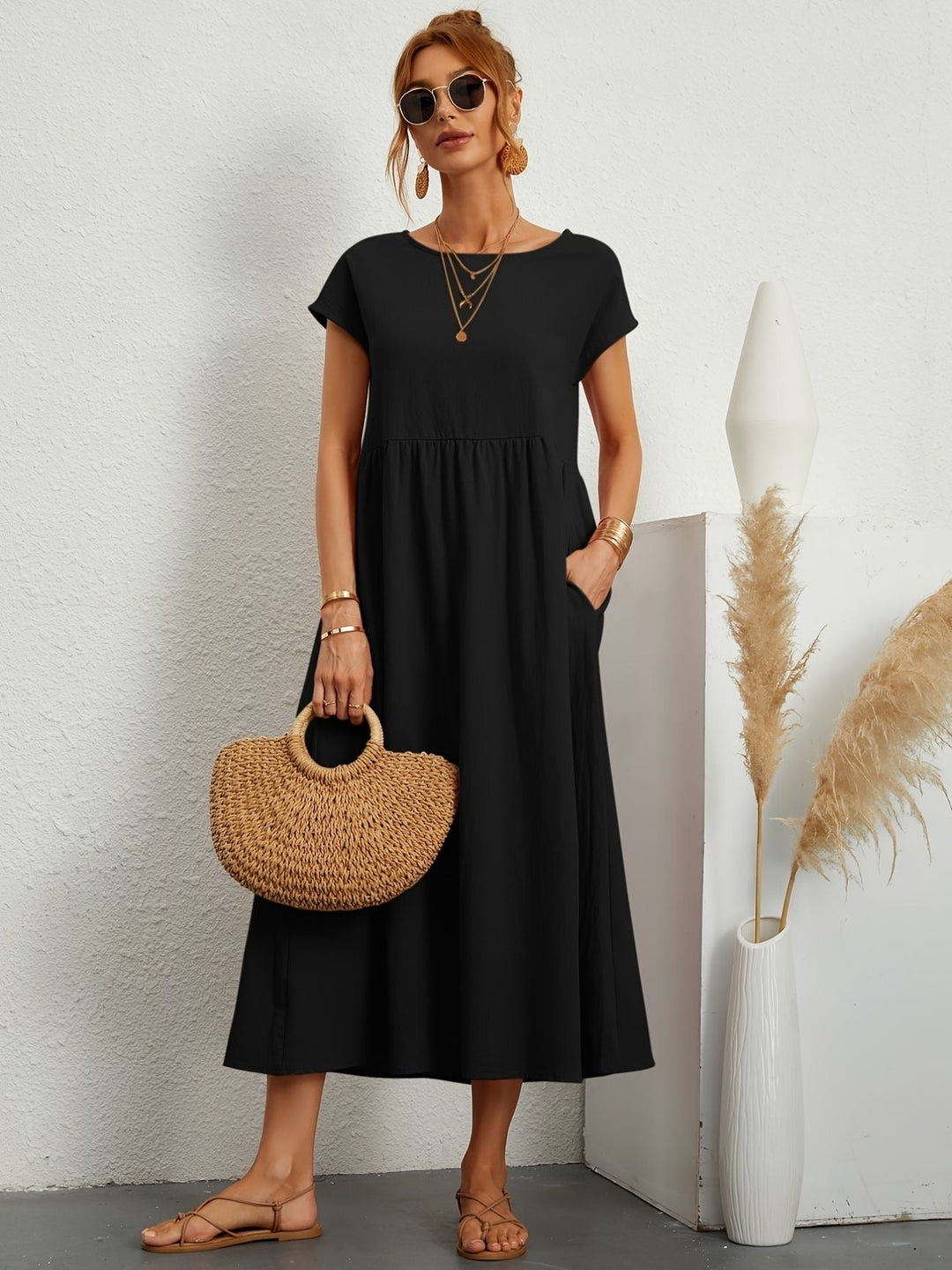 ENRIQUETA - VESTIDO MIDI CASUAL