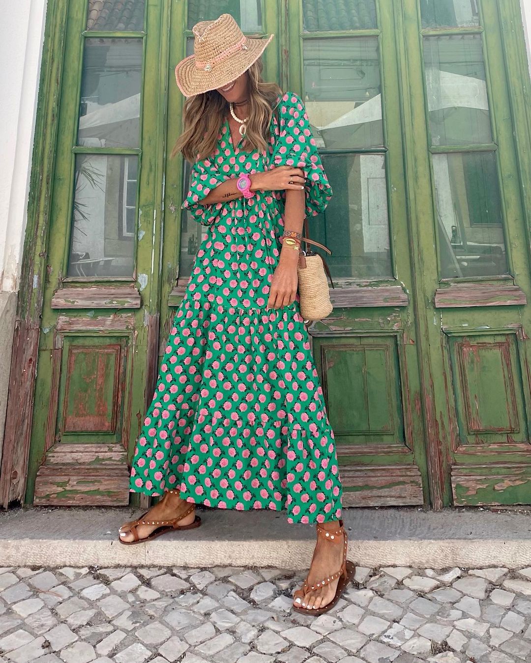 CAPRI - VESTIDO BOHEMIO MAXI