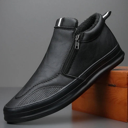 ANTON - LEATHER SHOES WITH WARM LINING