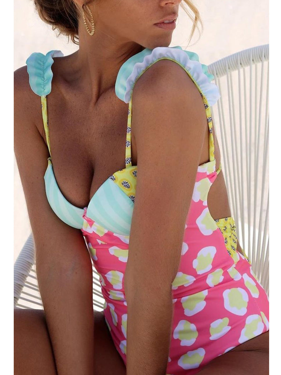 BAÑADOR SILVIA - MONOPIEZA MULTICOLOR – ESTILO DIVERTIDO Y JUVENIL