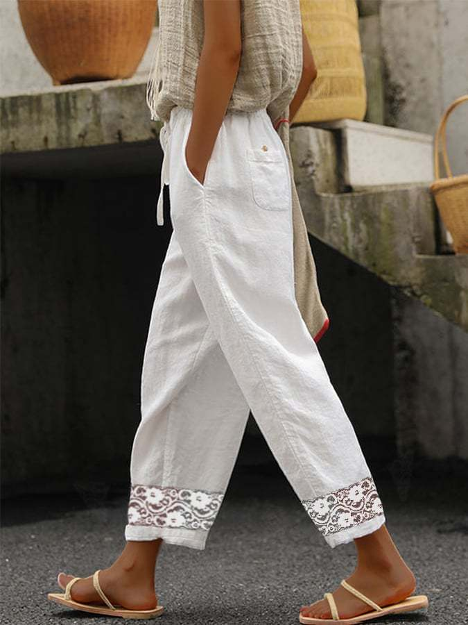 VERO - PANTALONES DE ALGODÓN CASUALS