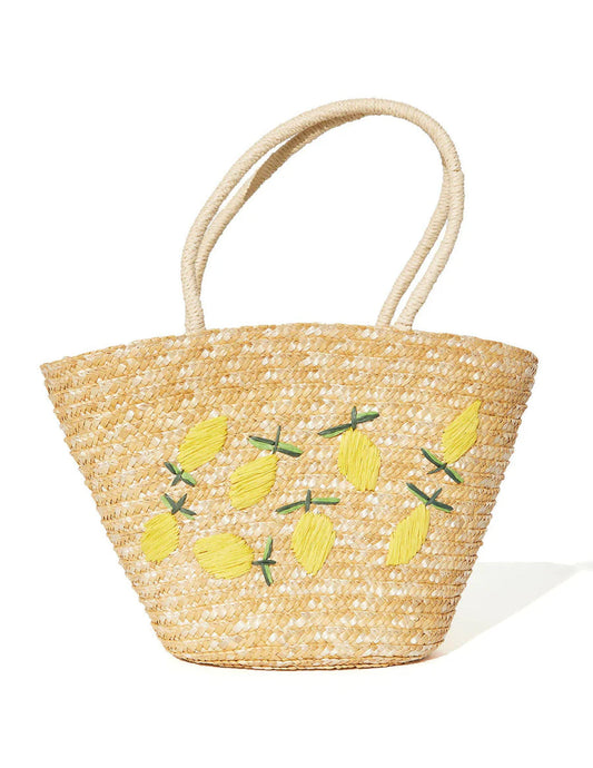 BOLSO DE PAJA CON BORDADO – ESTILO MEDITERRÁNEO