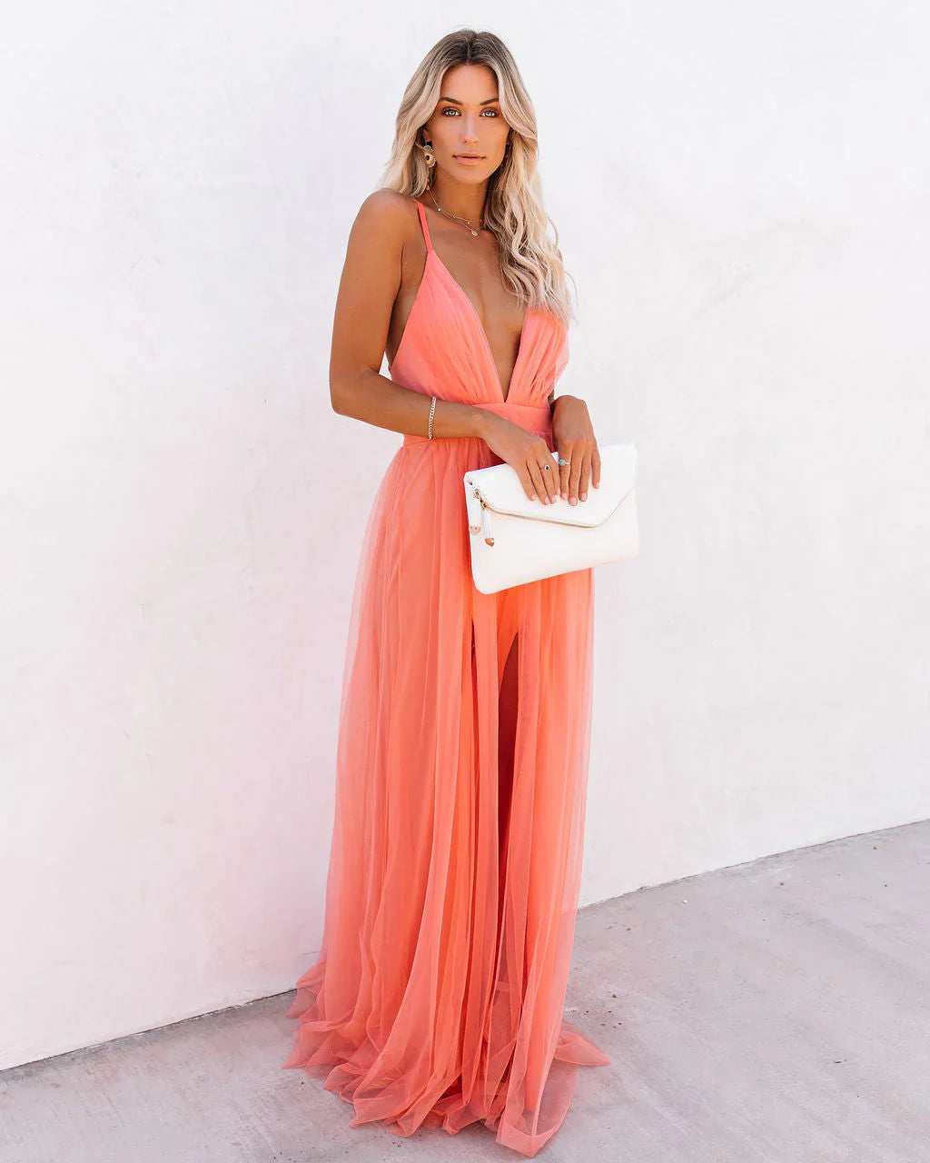 VESTIDO ETERNA APRICOT