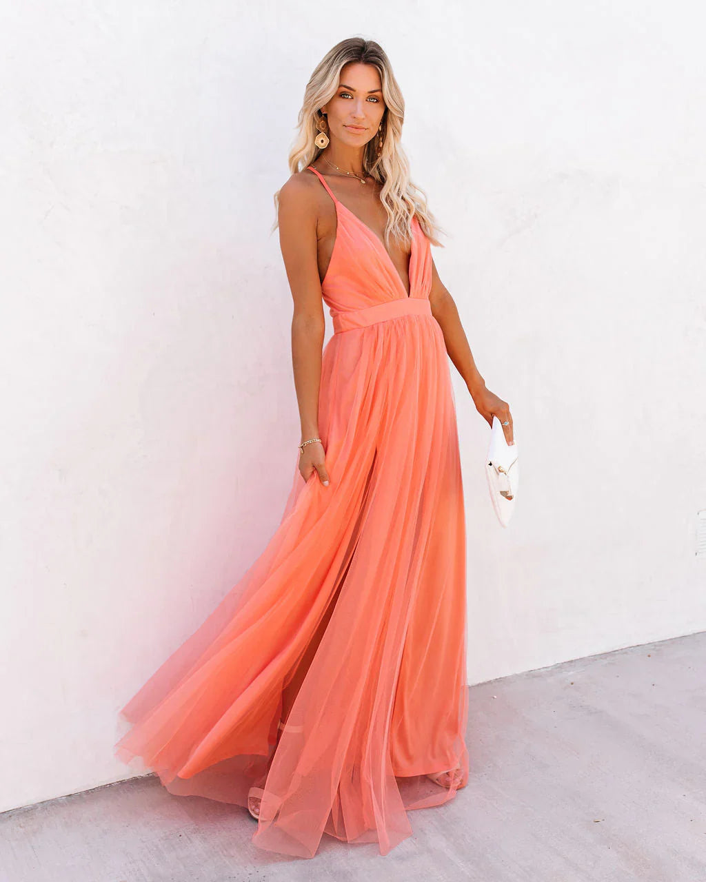 VESTIDO ETERNA APRICOT