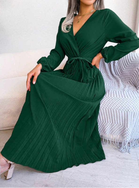 LAUREL| VESTIDO PLISADO FESTIVO